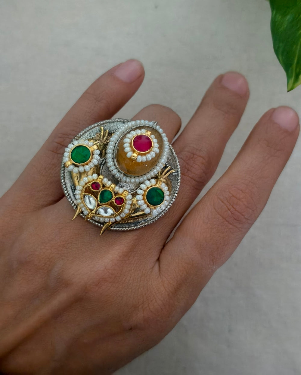 Jya Kundan Ring