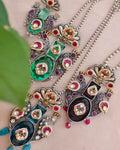 Esha Dual tone Necklace