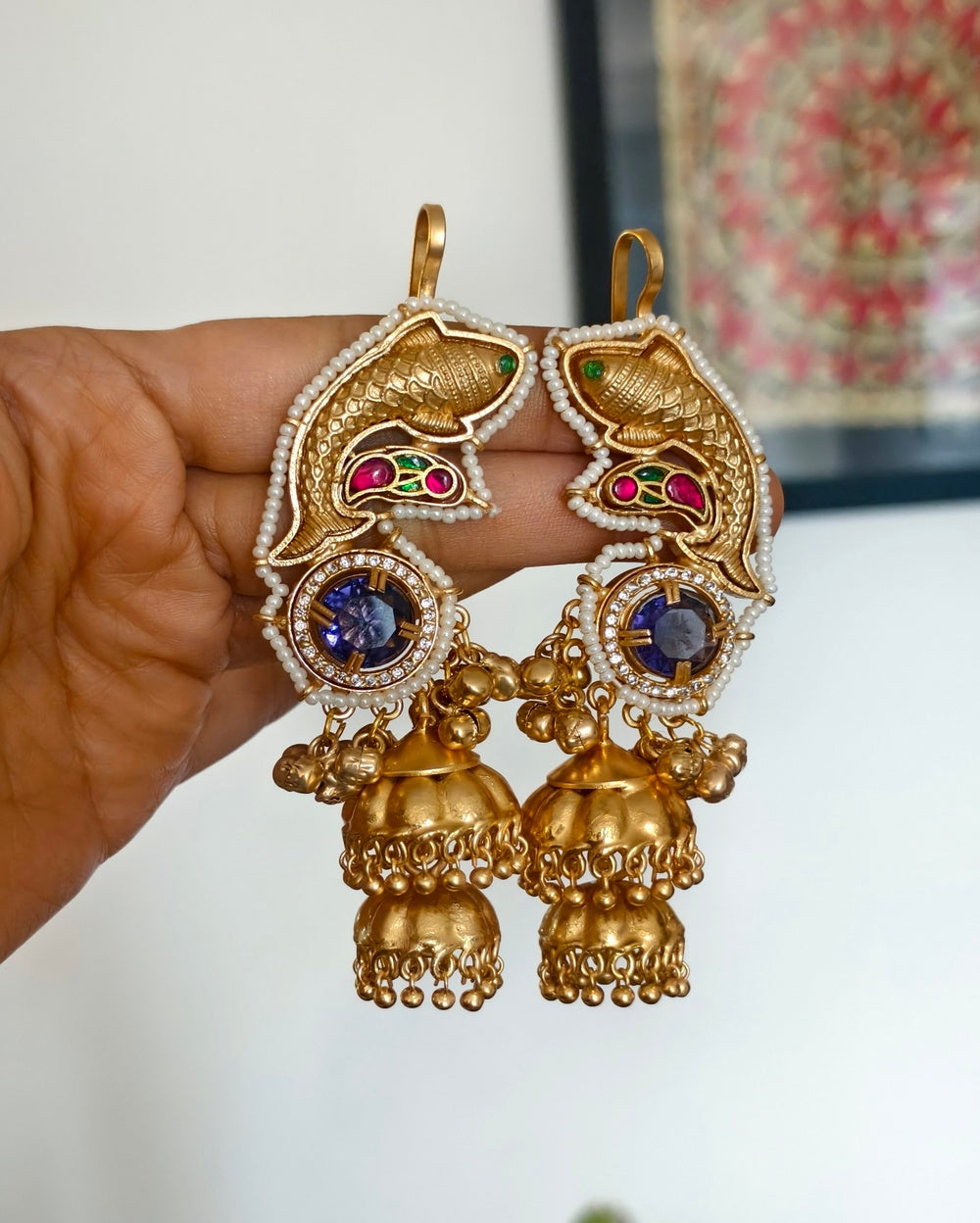 Fish Golden Jhumki