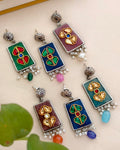 Irita Dual tone Danglers