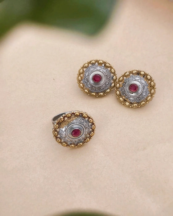 Jiya Ring & Studs