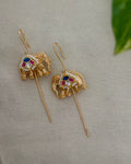 Elephant Kundan Needle