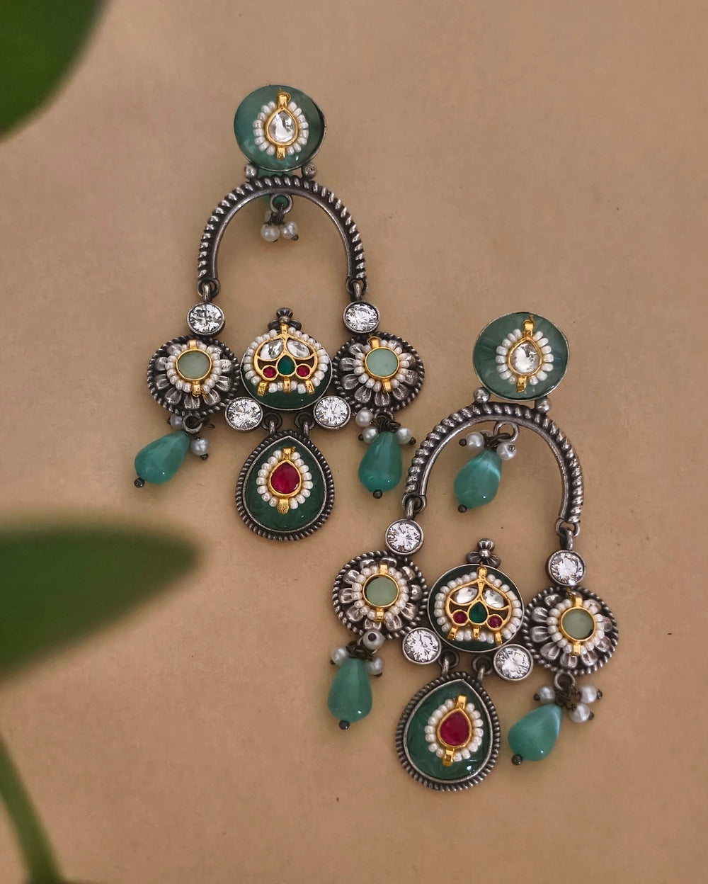 Lata Kundan Earring