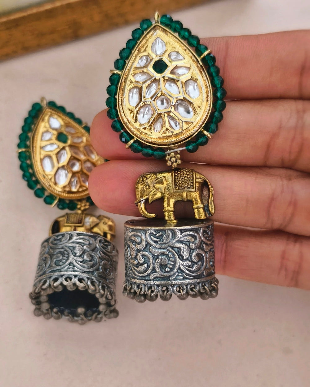 Rahana Dual tone Jhumki