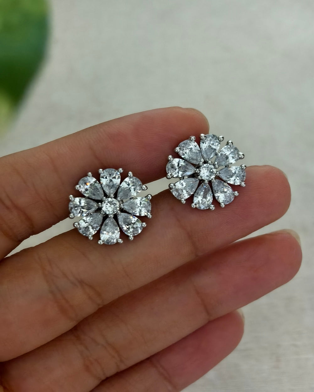 Flower Statement Stud