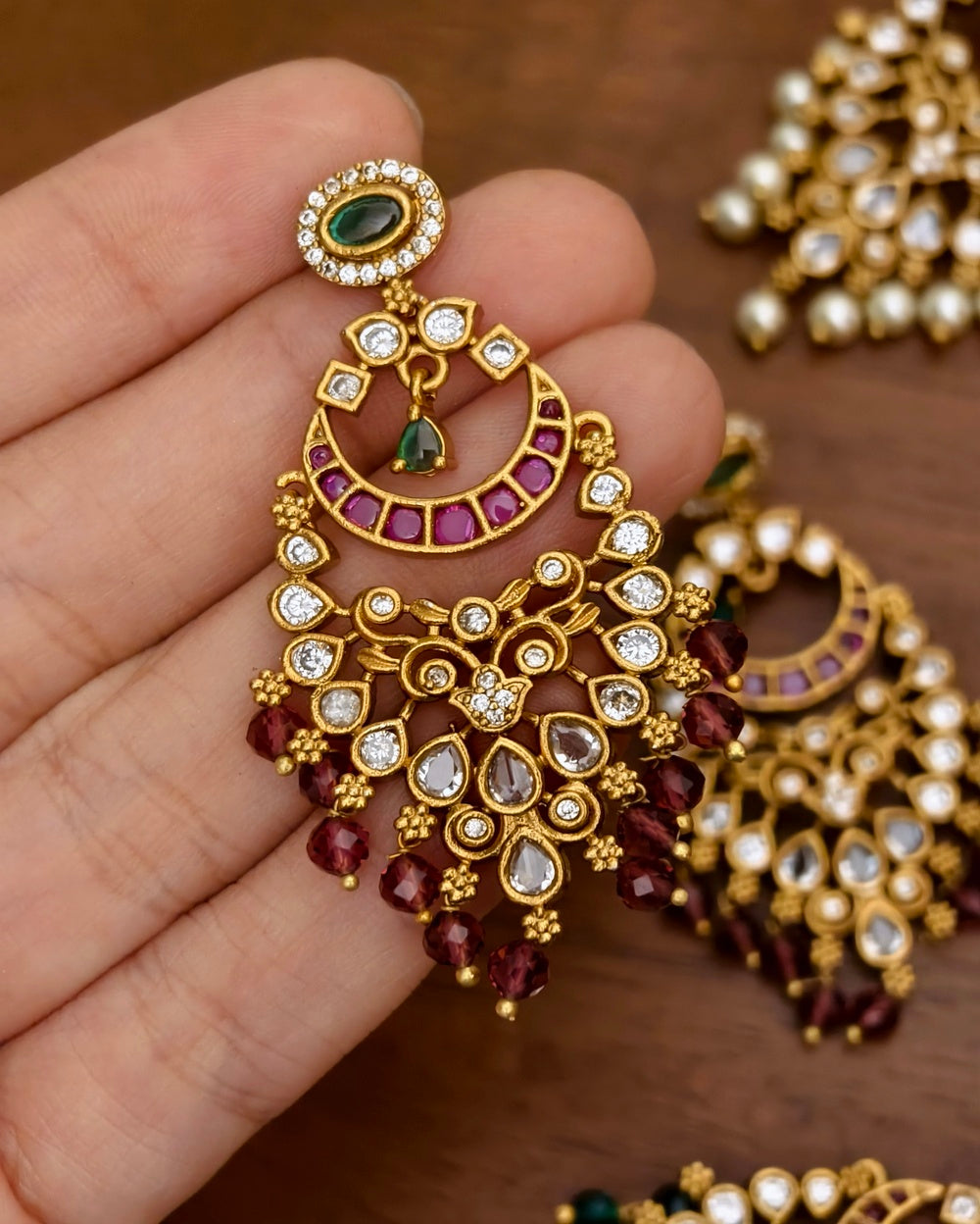 Amrita Golden Dangler