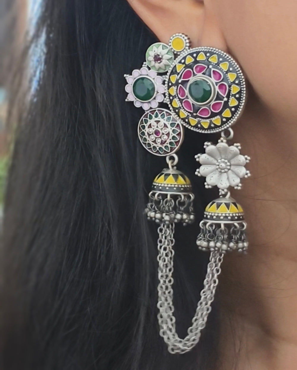 Shriya Dangler With Double Jhumki