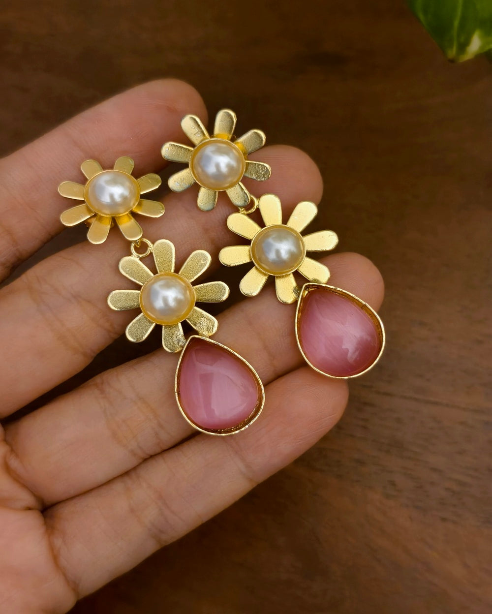 Ahana Golden Dangler
