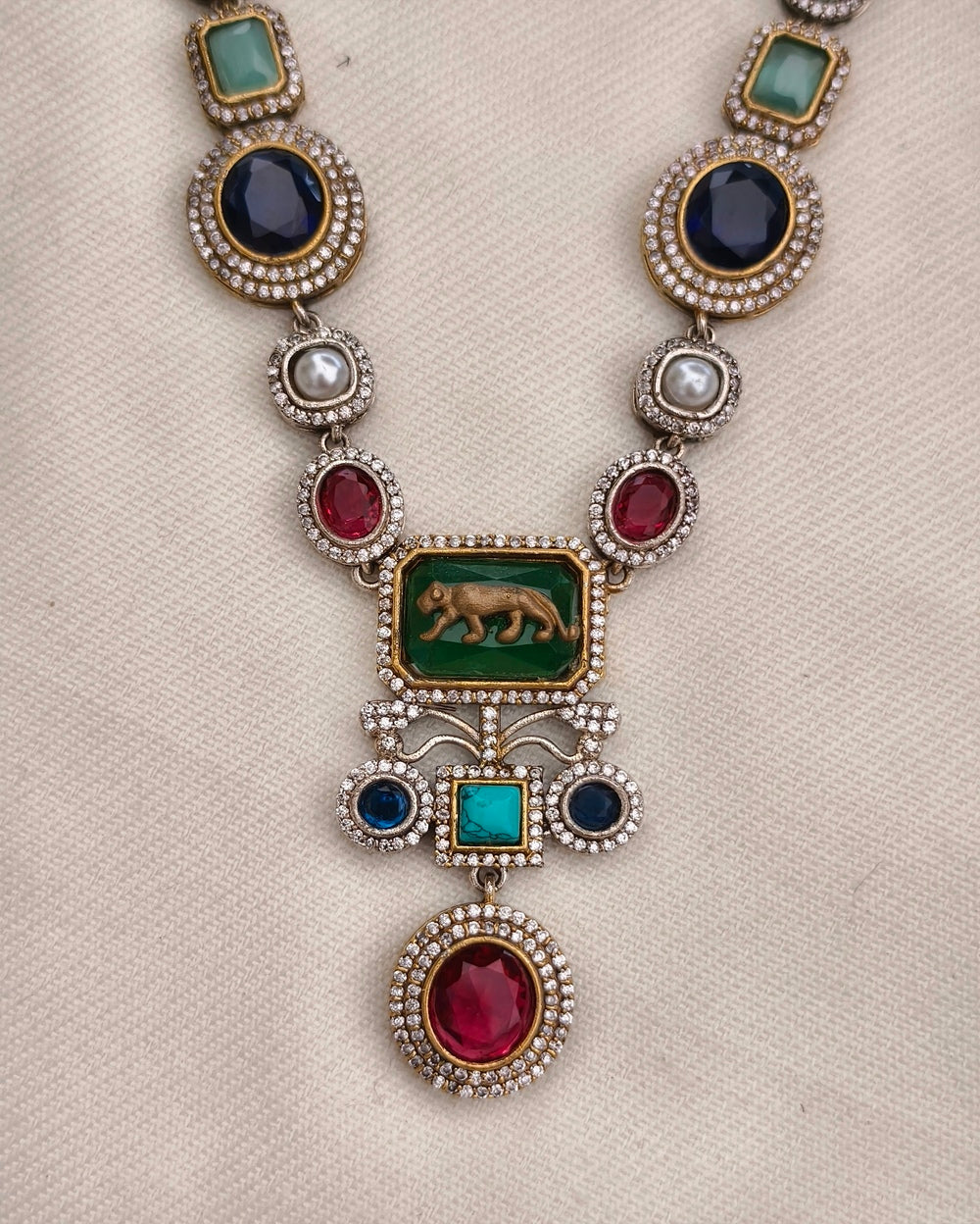 Viha Dual tone Necklace