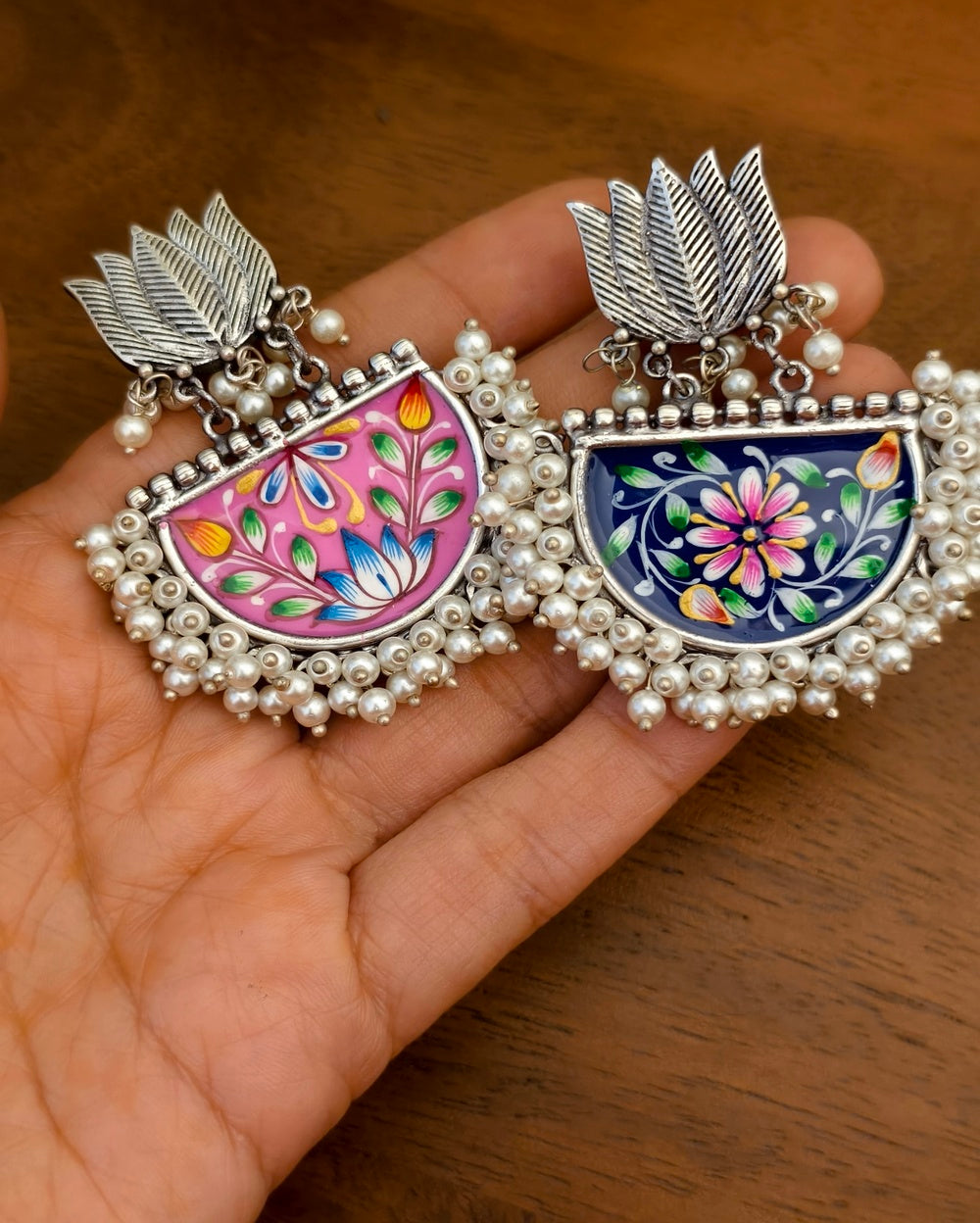 Lotus Meenakari Dangler