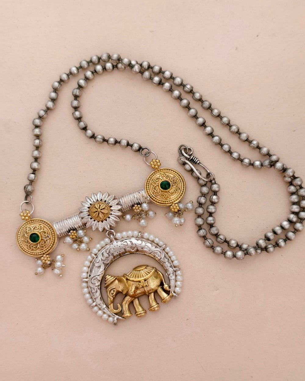 Wakshya Dual tone Necklace