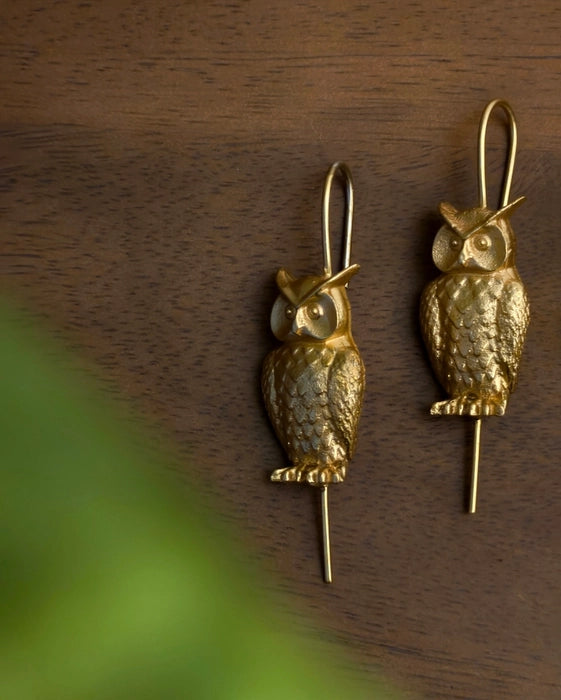 Owl Needle Earcuff
