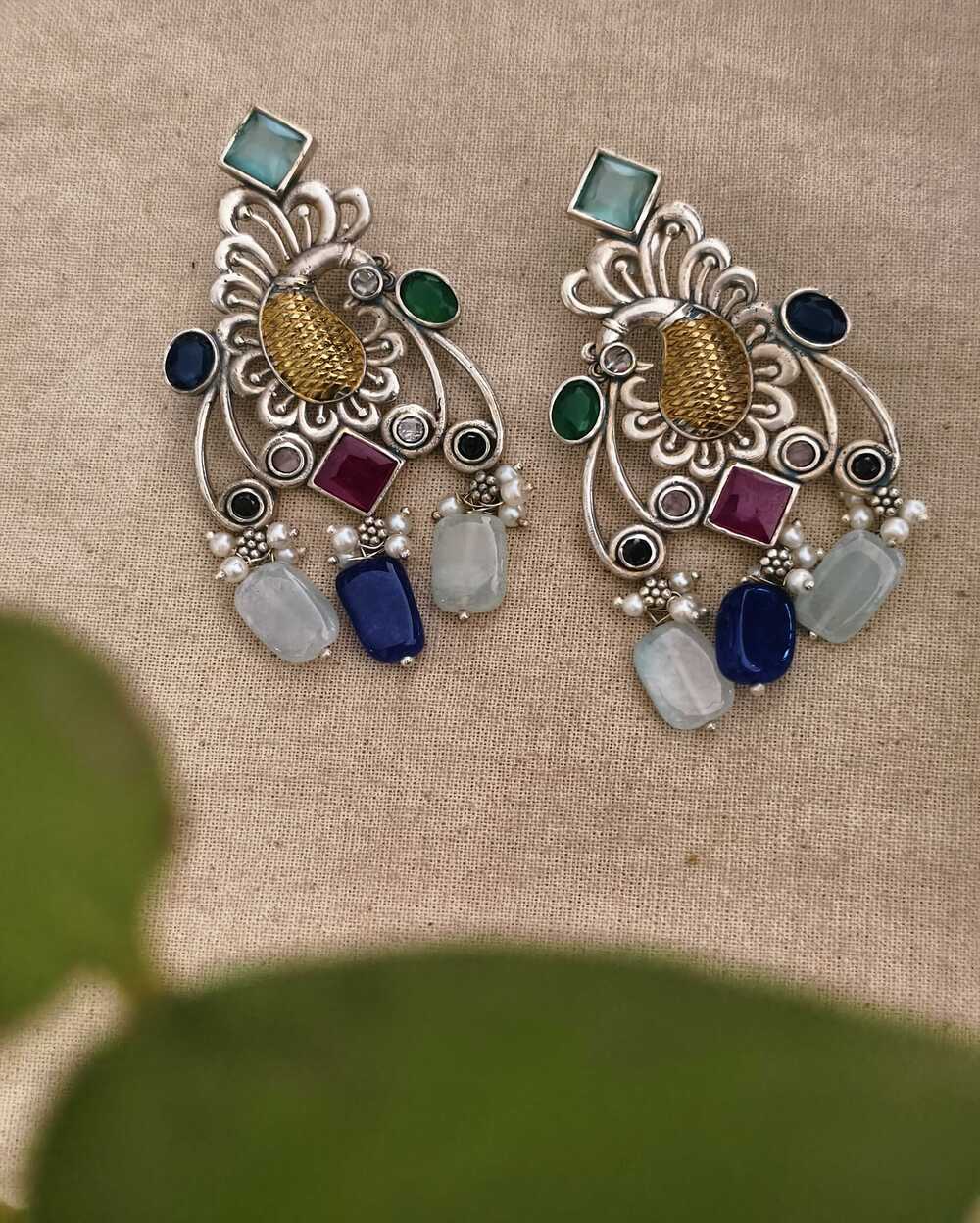 Shivanshi Dual tone Danglers