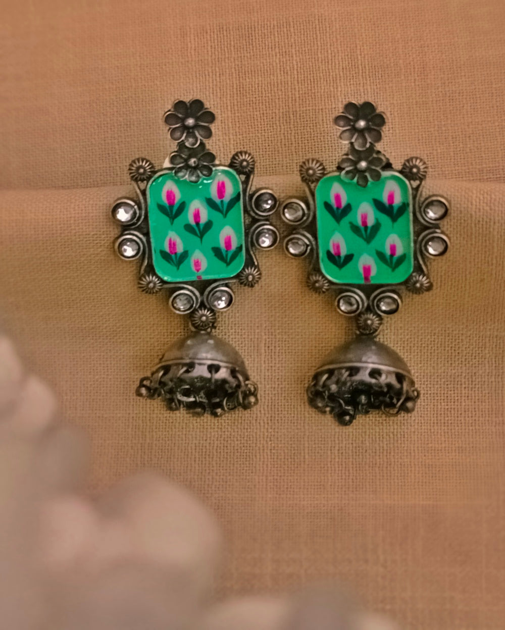 Wishi Meenakari Jhumki