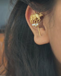 Nandi Golden Needle Earcuff