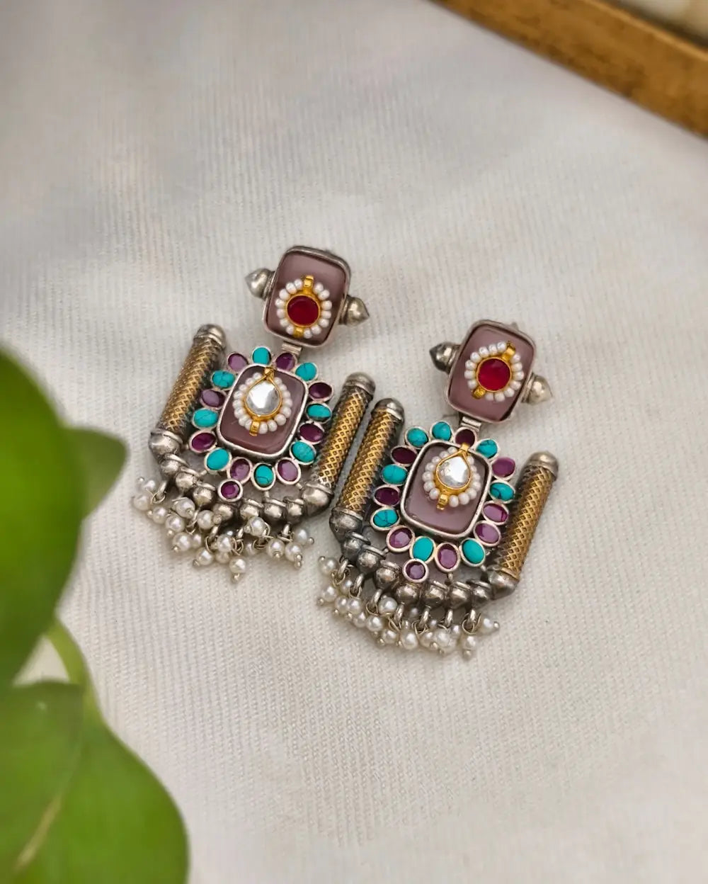 Alinah Kundan Earrings