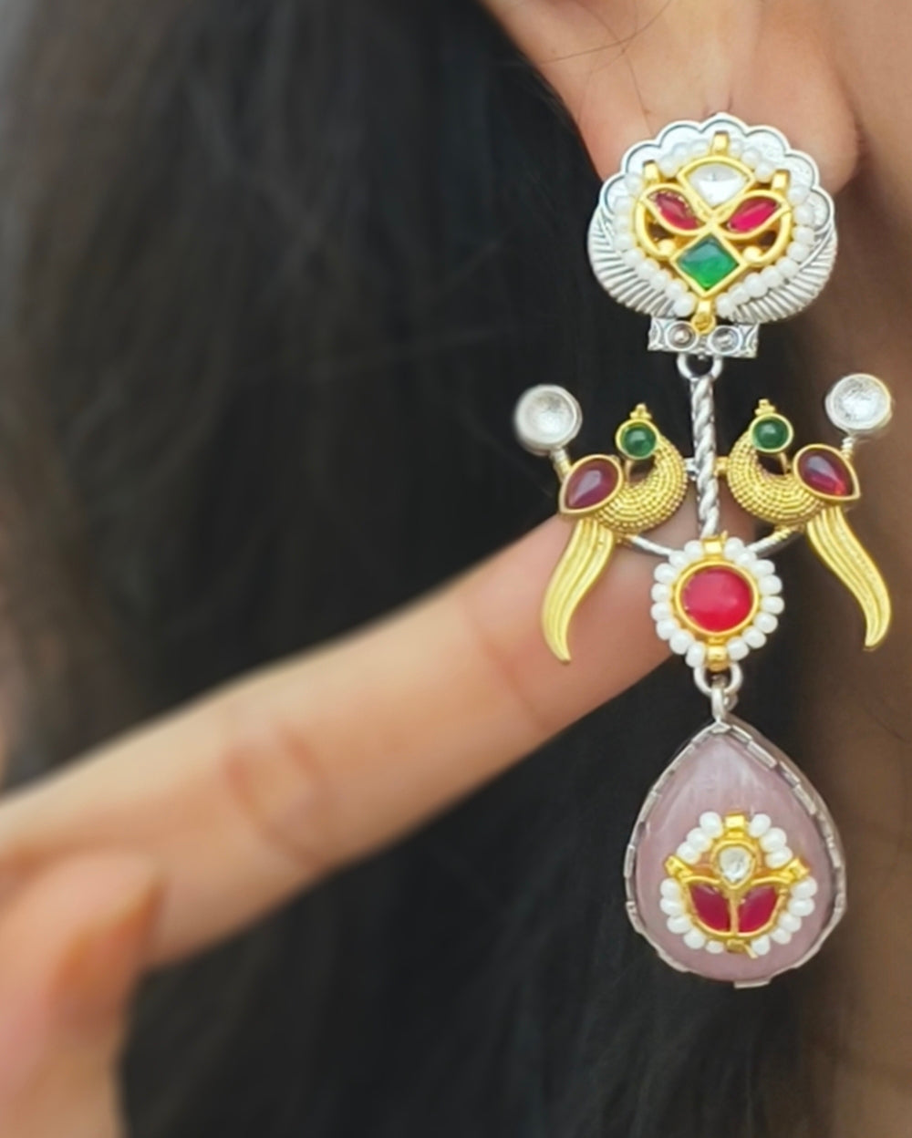 Riya Kundan Earring
