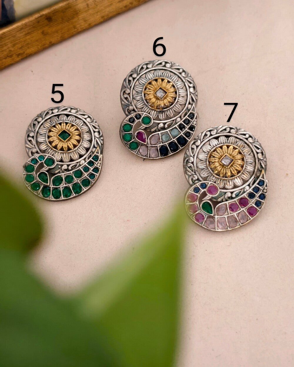 Gangavathi Dual tone Studs