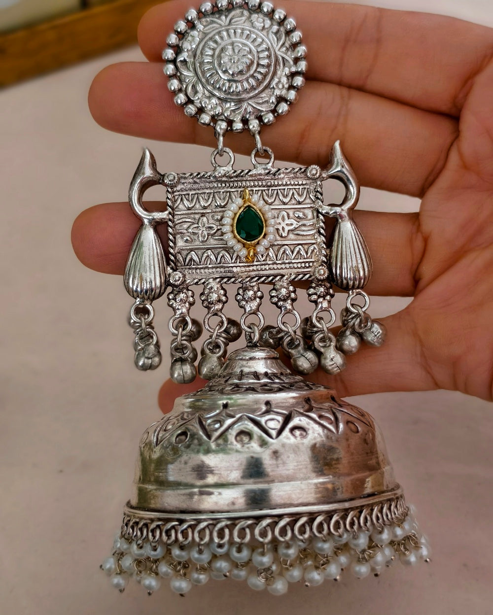 Juliani Kundan Earrings