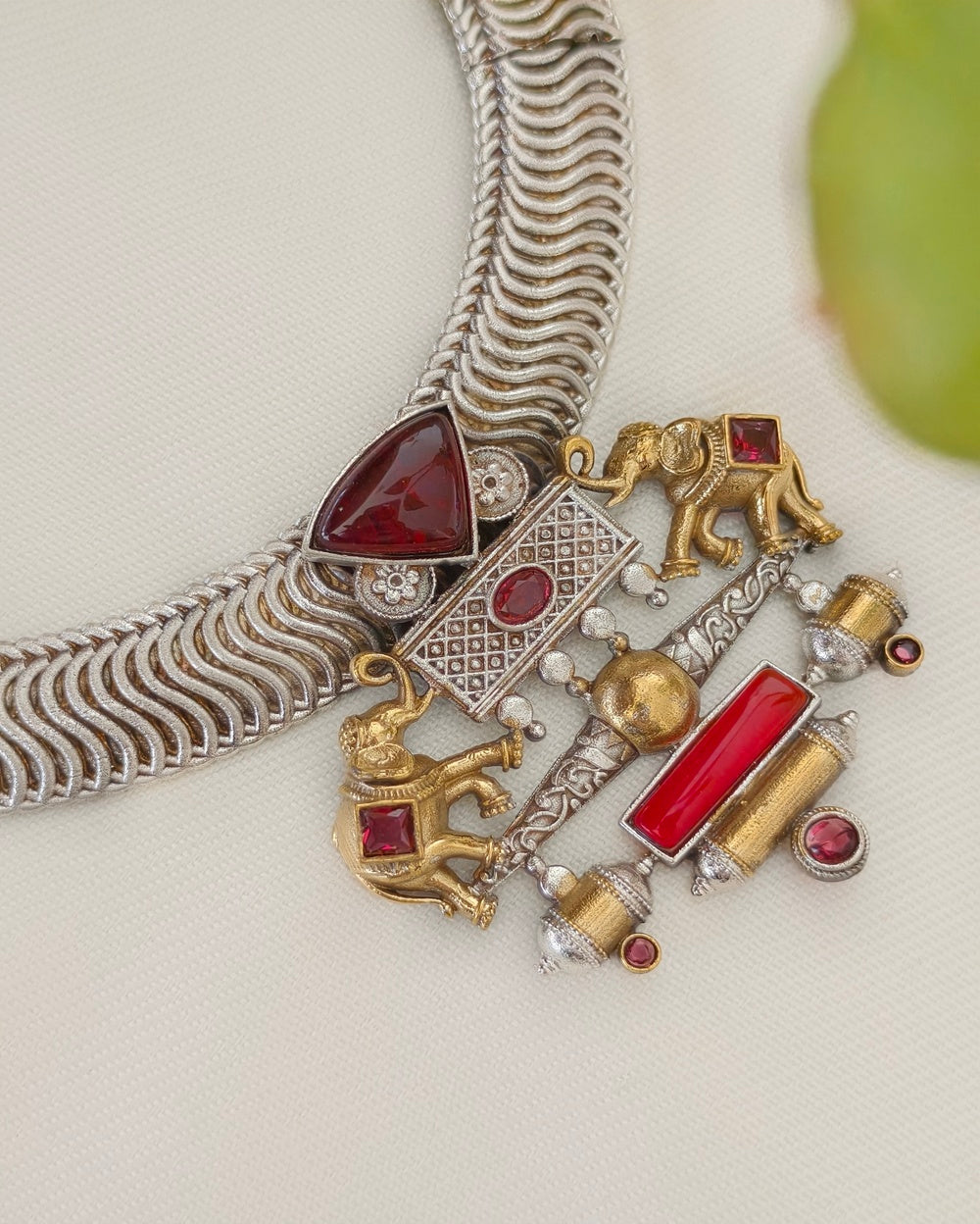 Zavia Dual tone Necklace