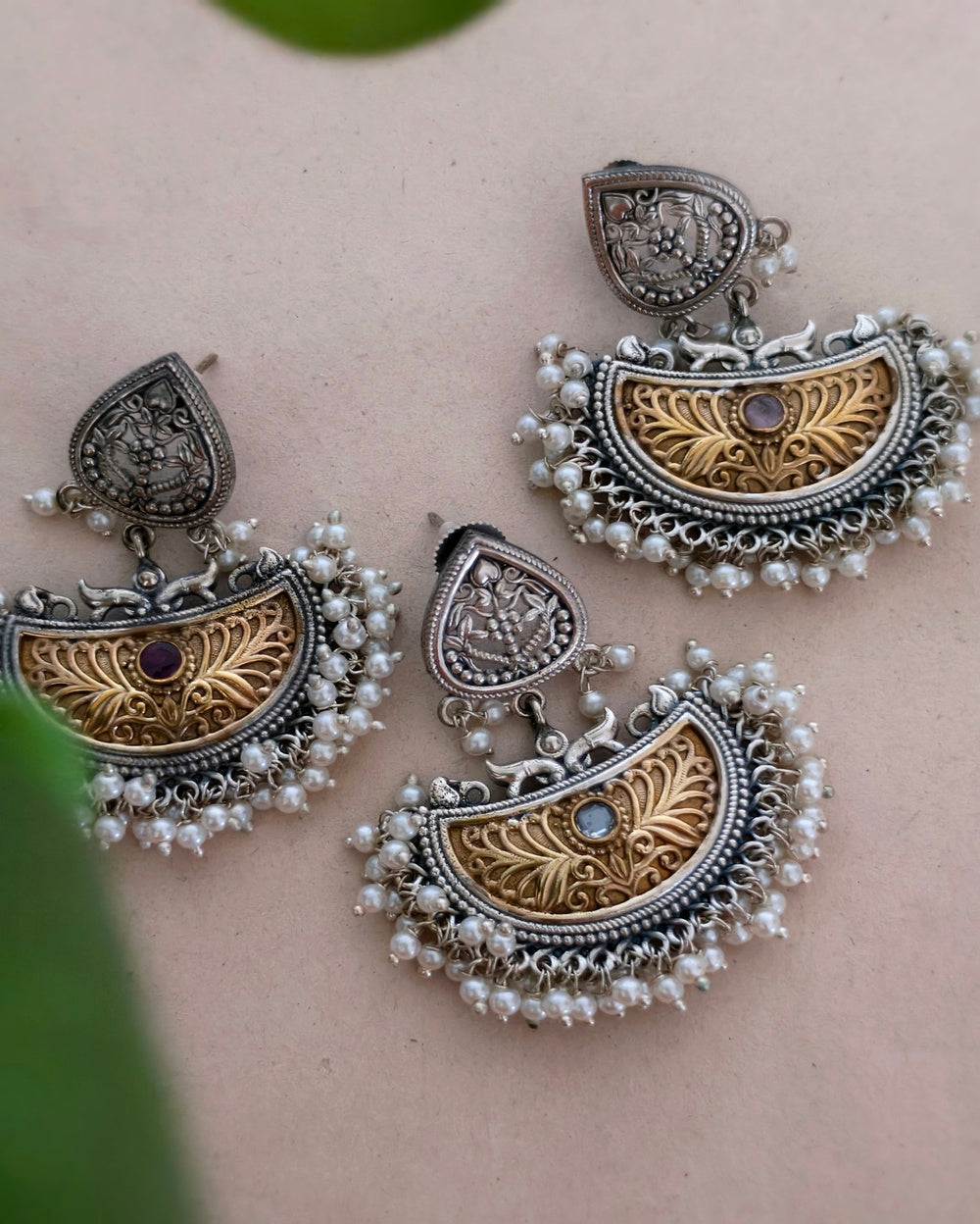 Chardy Dual tone Danglers