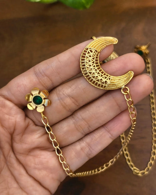 Chand Golden Earchain