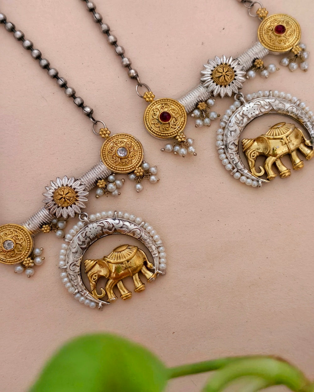 Wakshya Dual tone Necklace