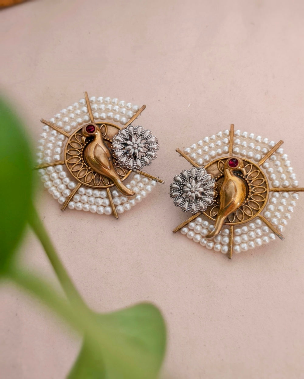 Gandhara Dual tone Studs
