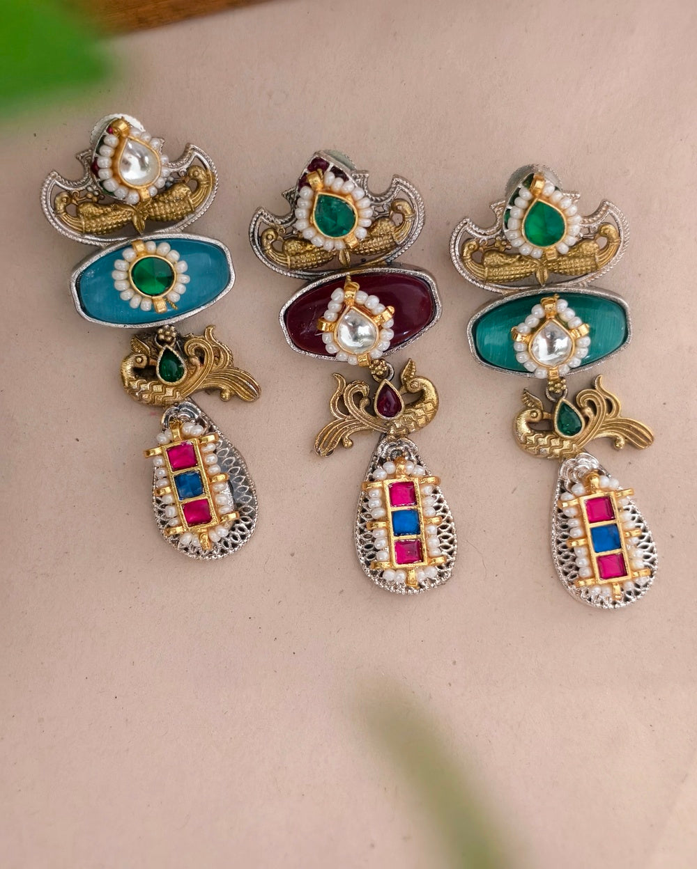 Bhaswati Kundan Earrings
