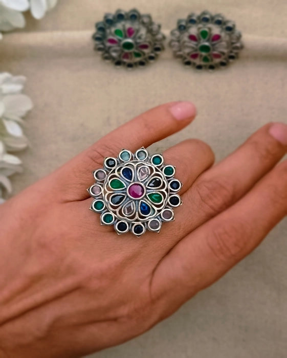 Vani Stud & Ring Combo