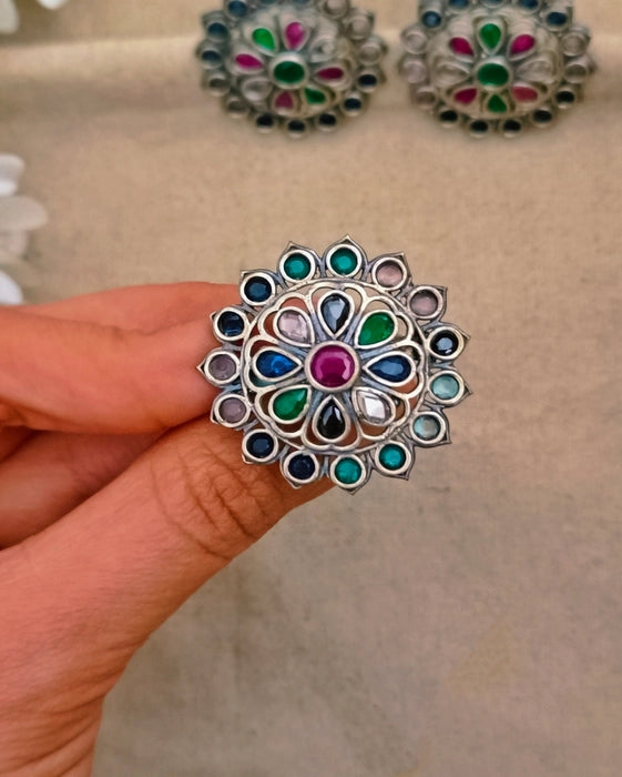 Vani Stud & Ring Combo