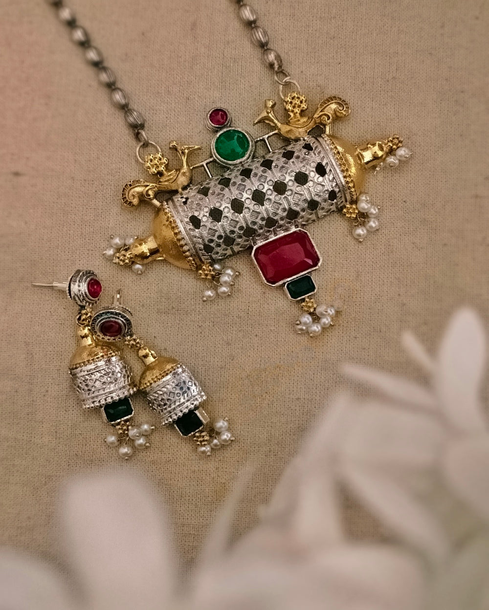 Bala Dual tone  Necklace