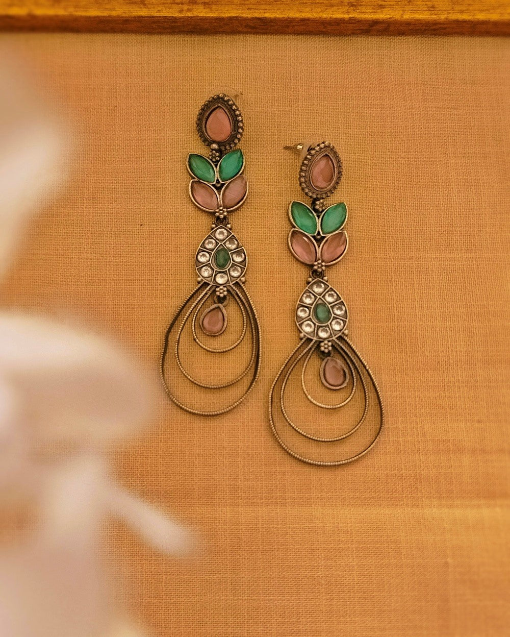 Bhanumati Multi Colour Danglers