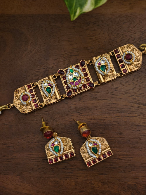 Chandini Golden Choker