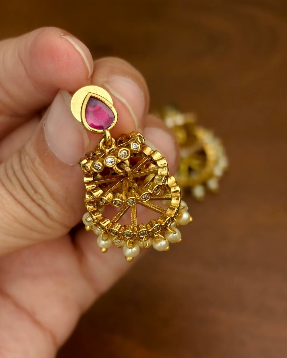 Eshita Spiral Jhumki