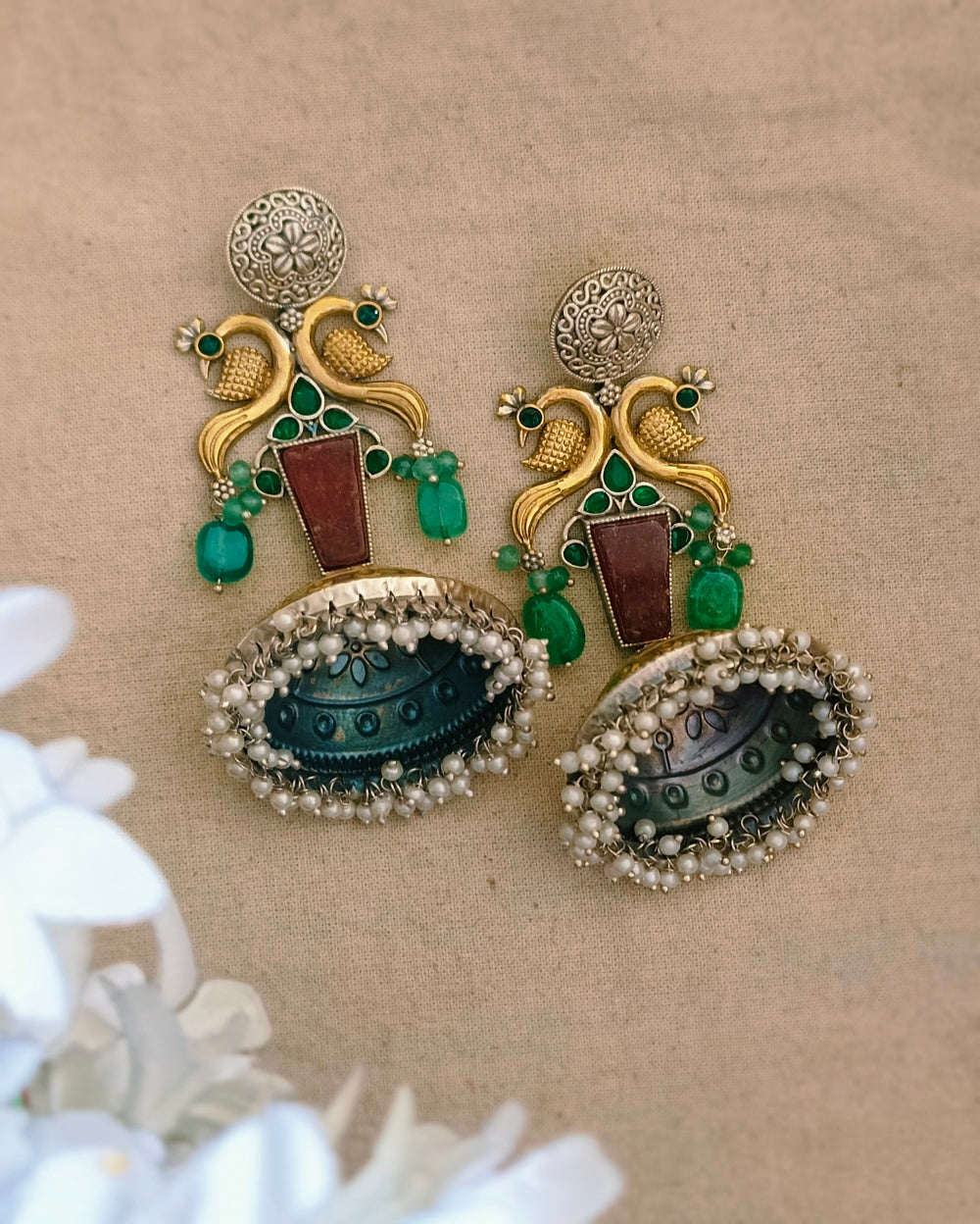 Jaydeni Dual tone Jhumki