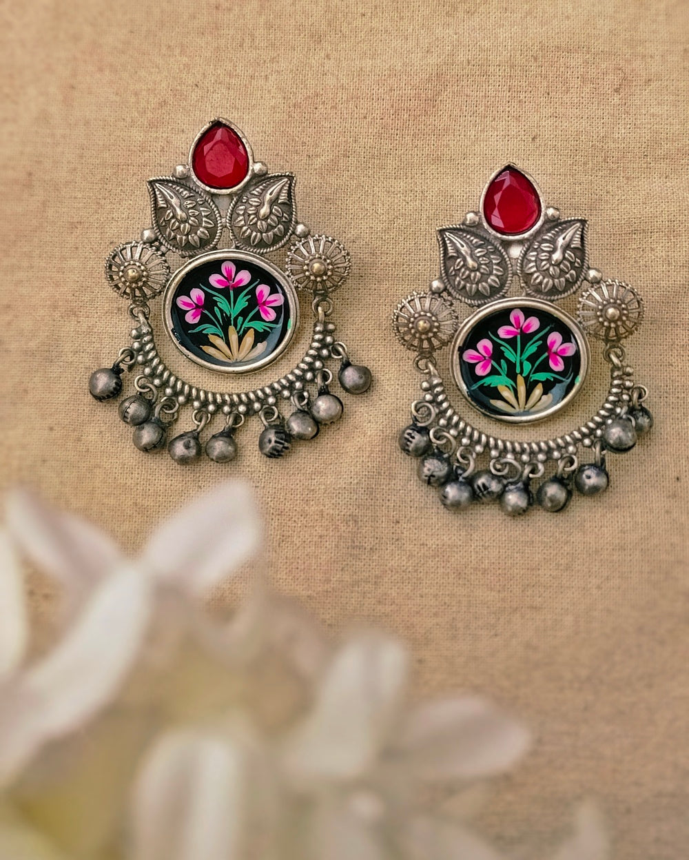 Bhavani Meenakari Danglers