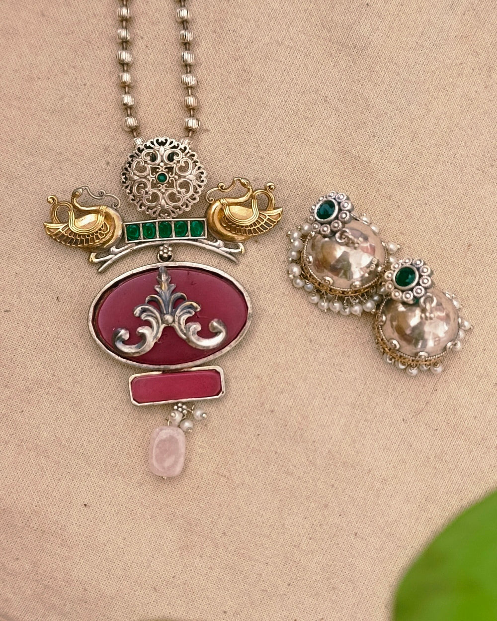 Lakshi Dua tone Necklace