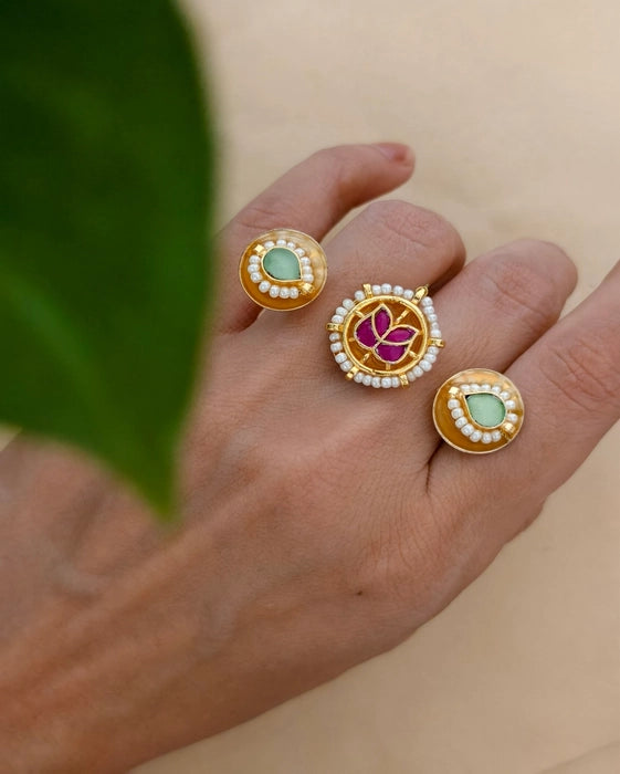 Pihu Kundan Ring