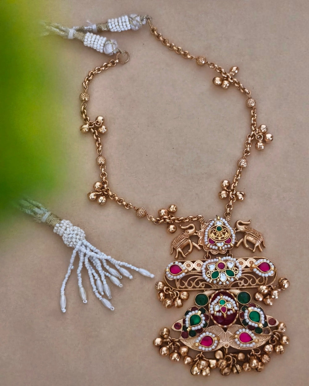 Kanishka Golden Necklace