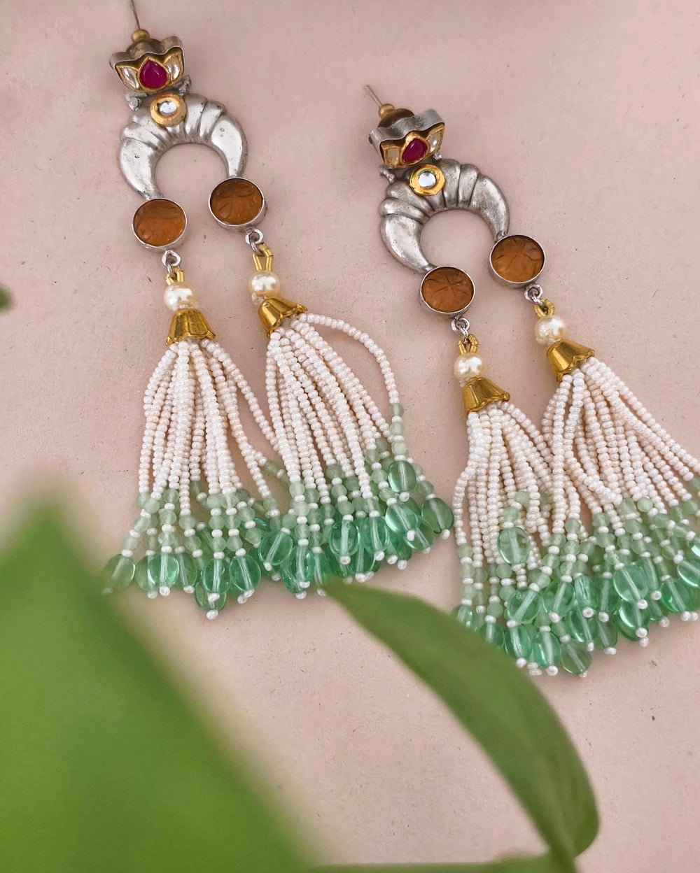 Tista  Kundan Earrings