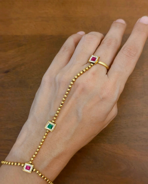 Ritika Swarovski Hathphool