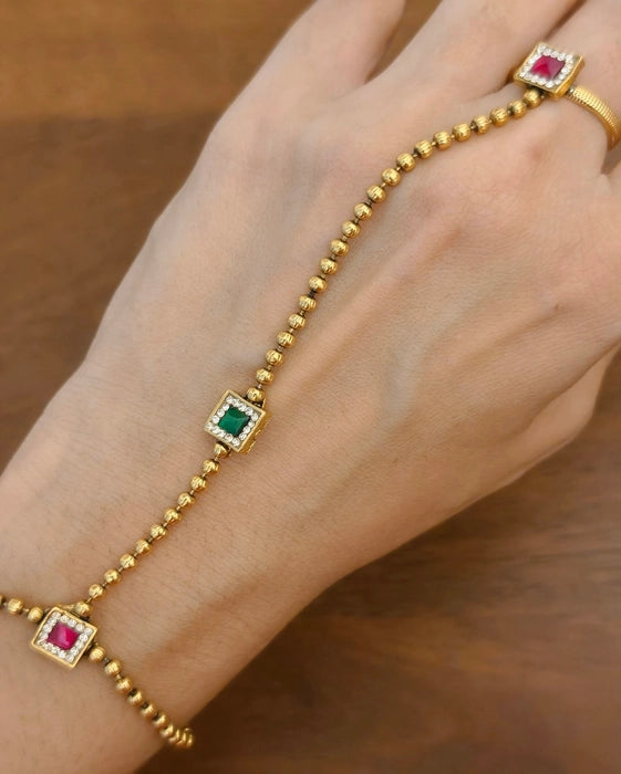 Ritika Swarovski Hathphool