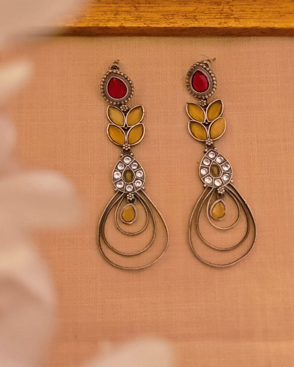 Bhanumati Multi Colour Danglers