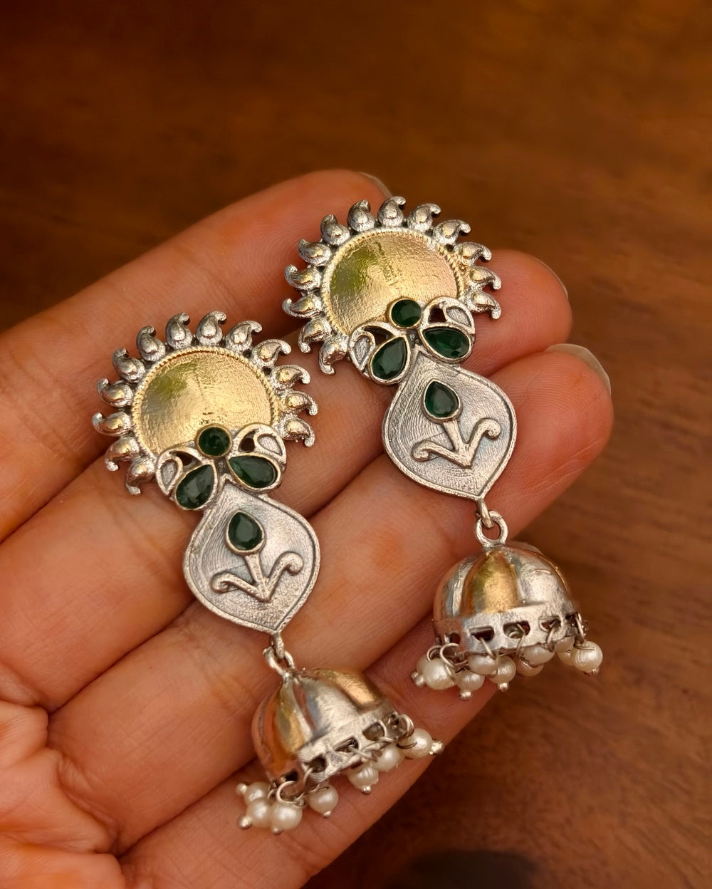 Komal Dual Tone Jhumki