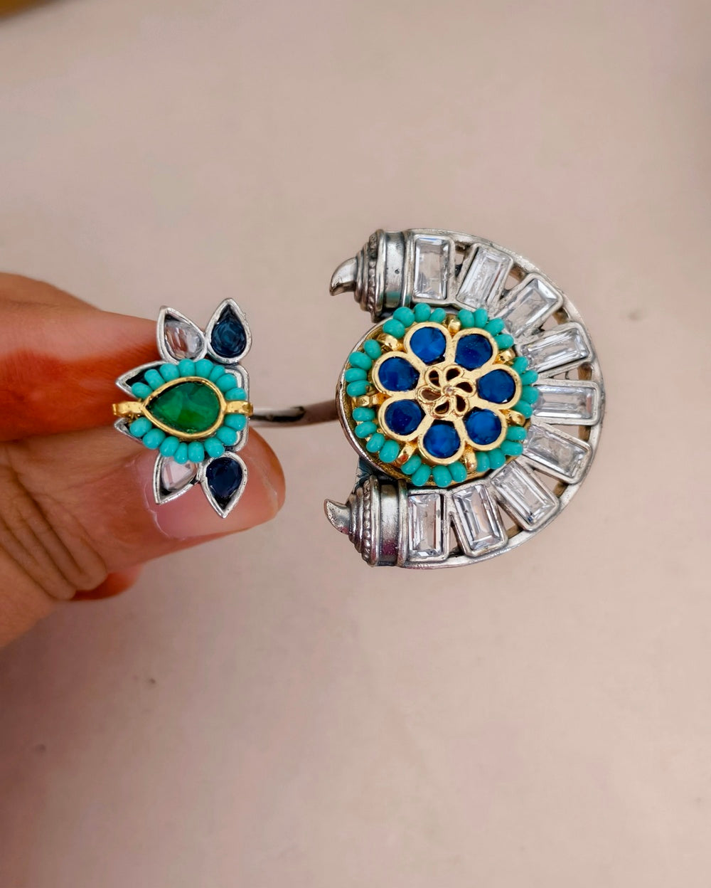 Sadya Dual tone Rings