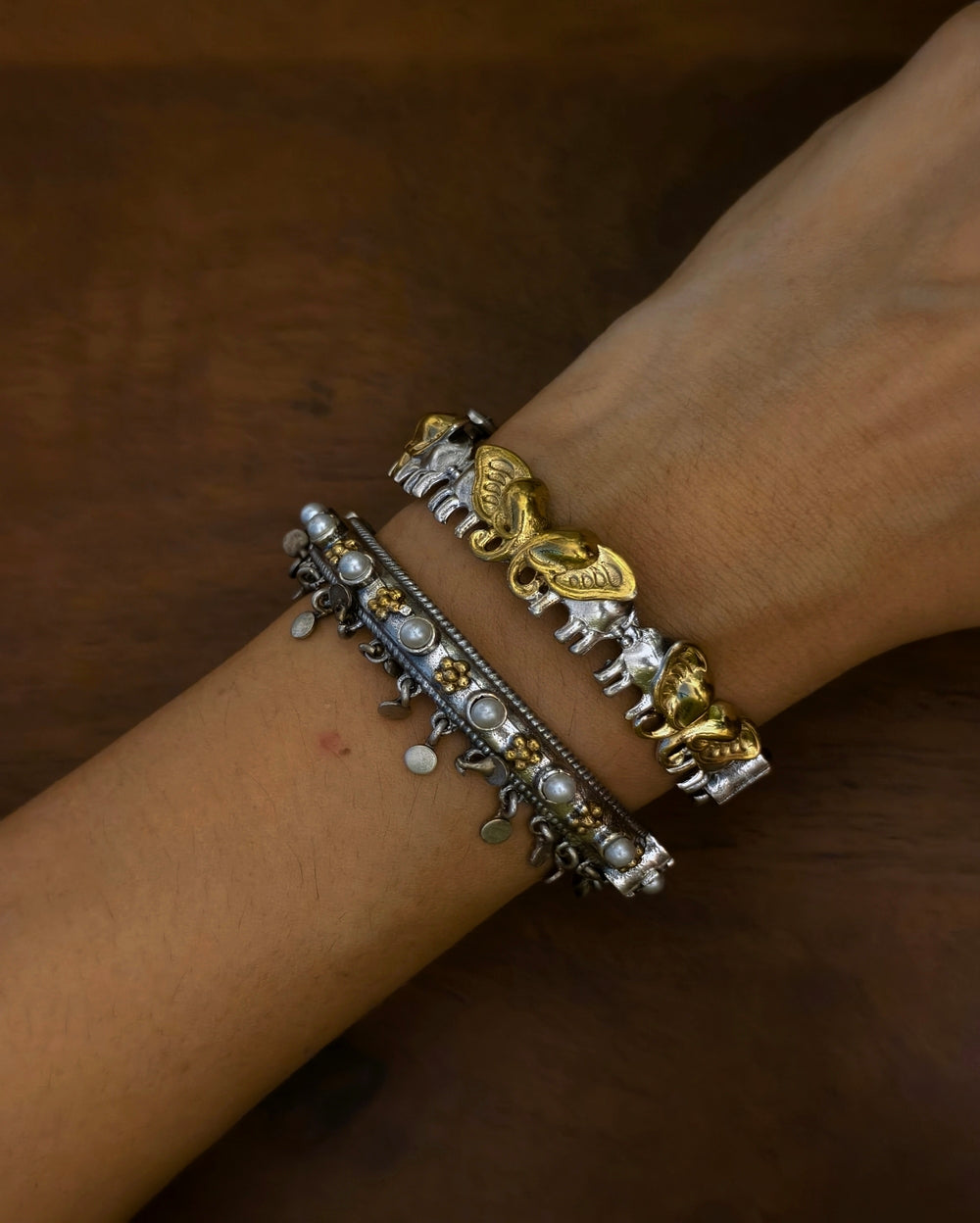 Saira Dualtone Combo Bangles
