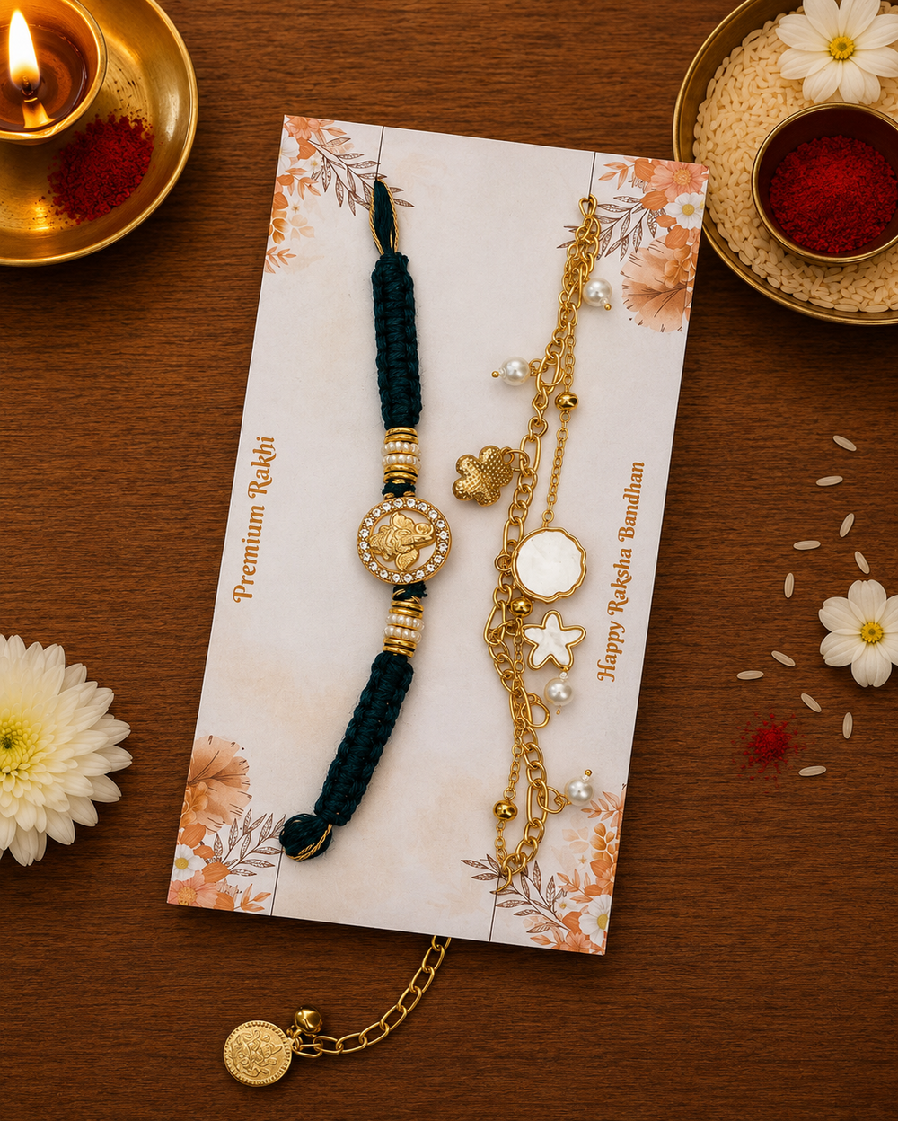 Ganesha Couple Rakhi