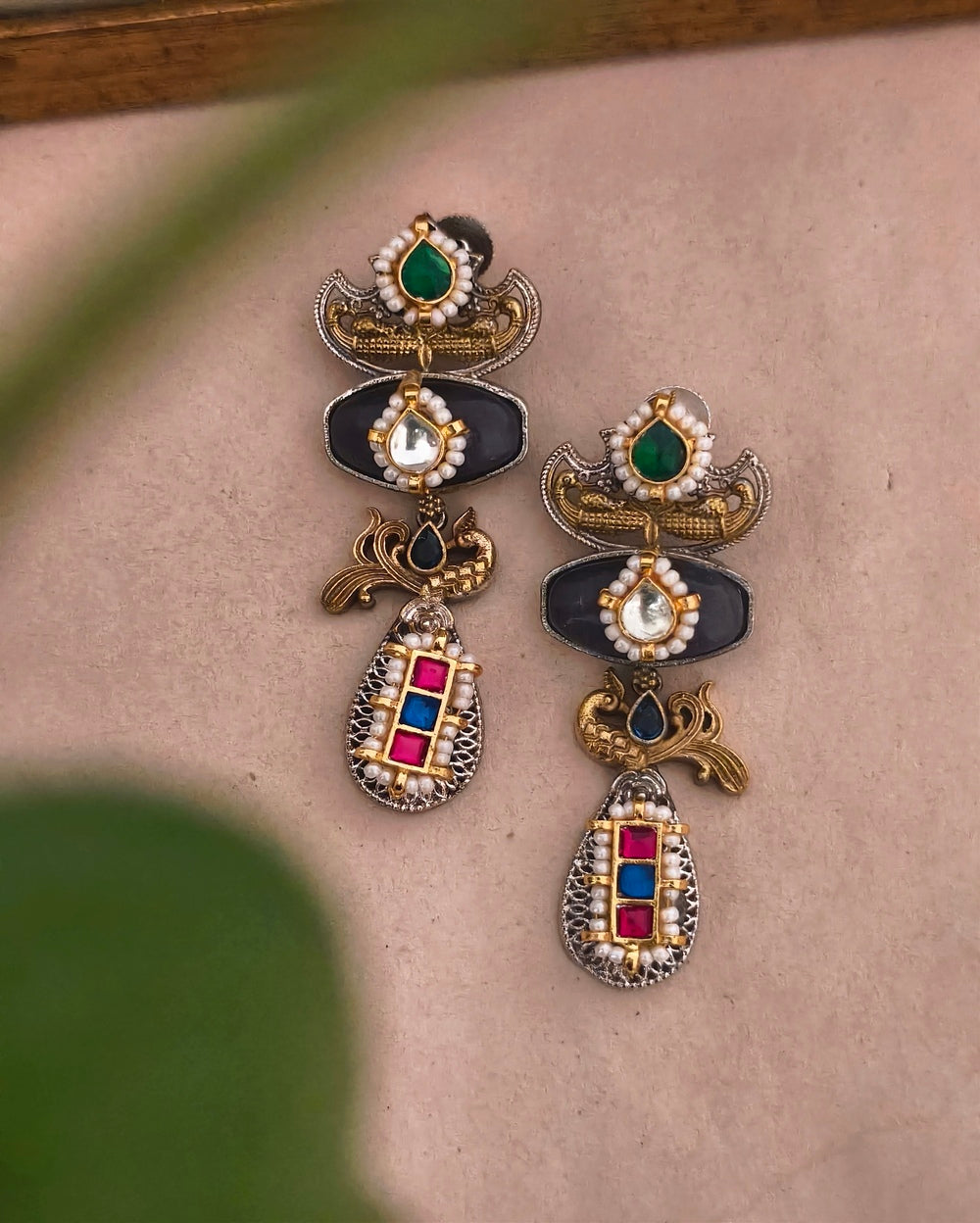 Bhaswati Kundan Earrings