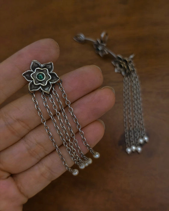 Lotus Mismatch Earcuffs